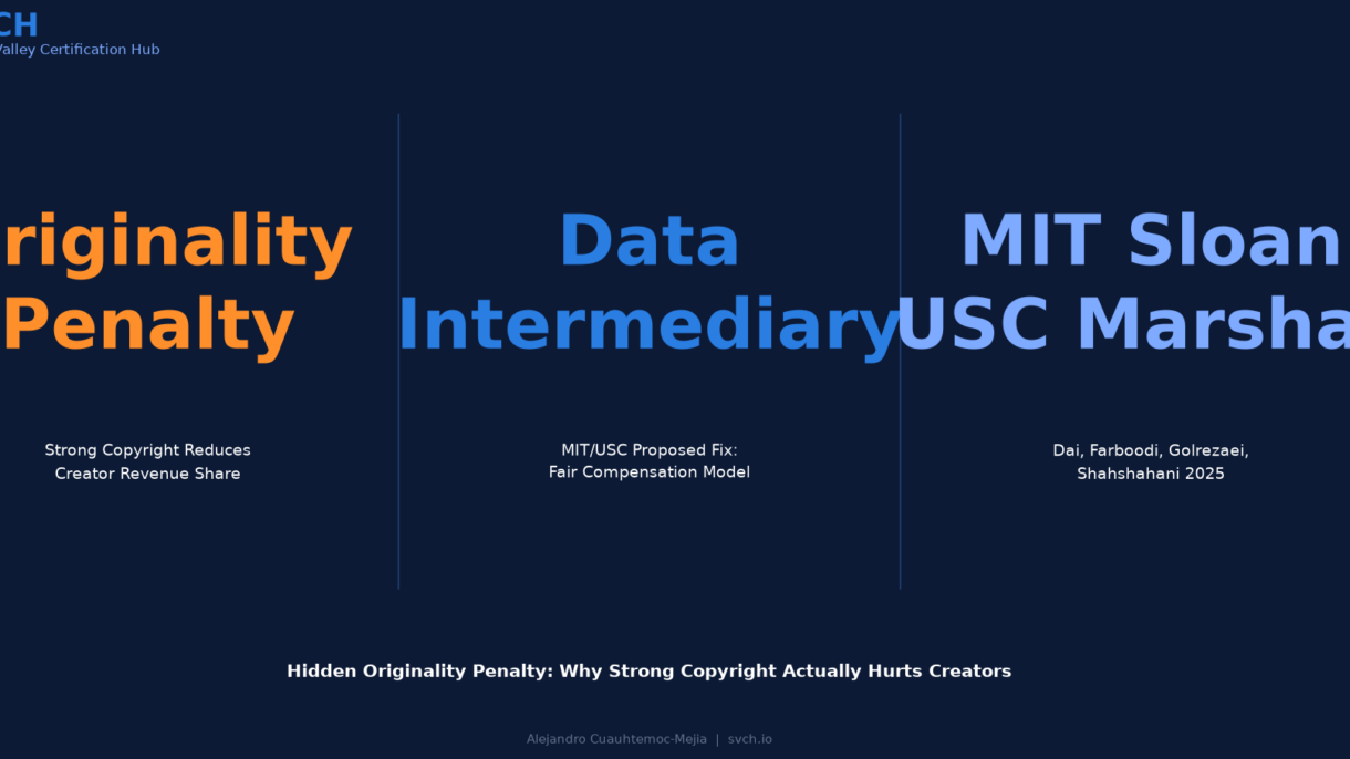 Hidden Originality Penalty: MIT/USC Copyright Framework