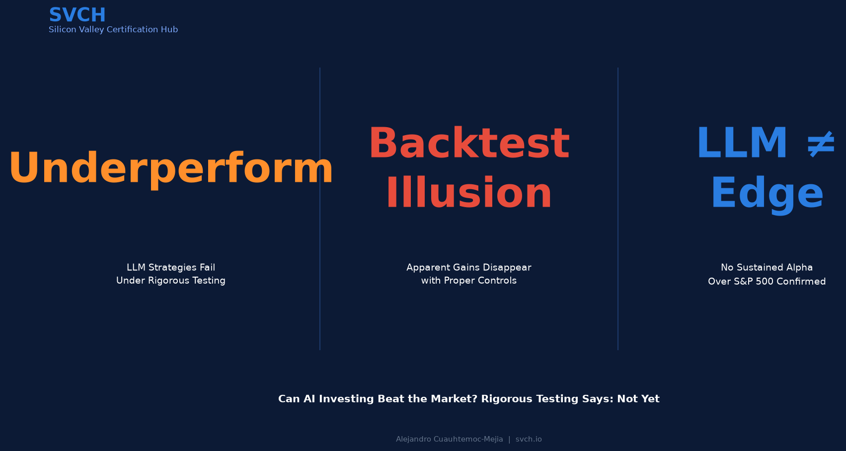 Can AI Investing Beat the Market? Rigorous Testing Says No