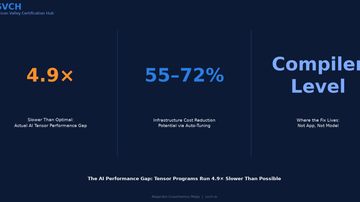 AI Performance Gap: Tensor Programs 4.9× Slower Than Optimal