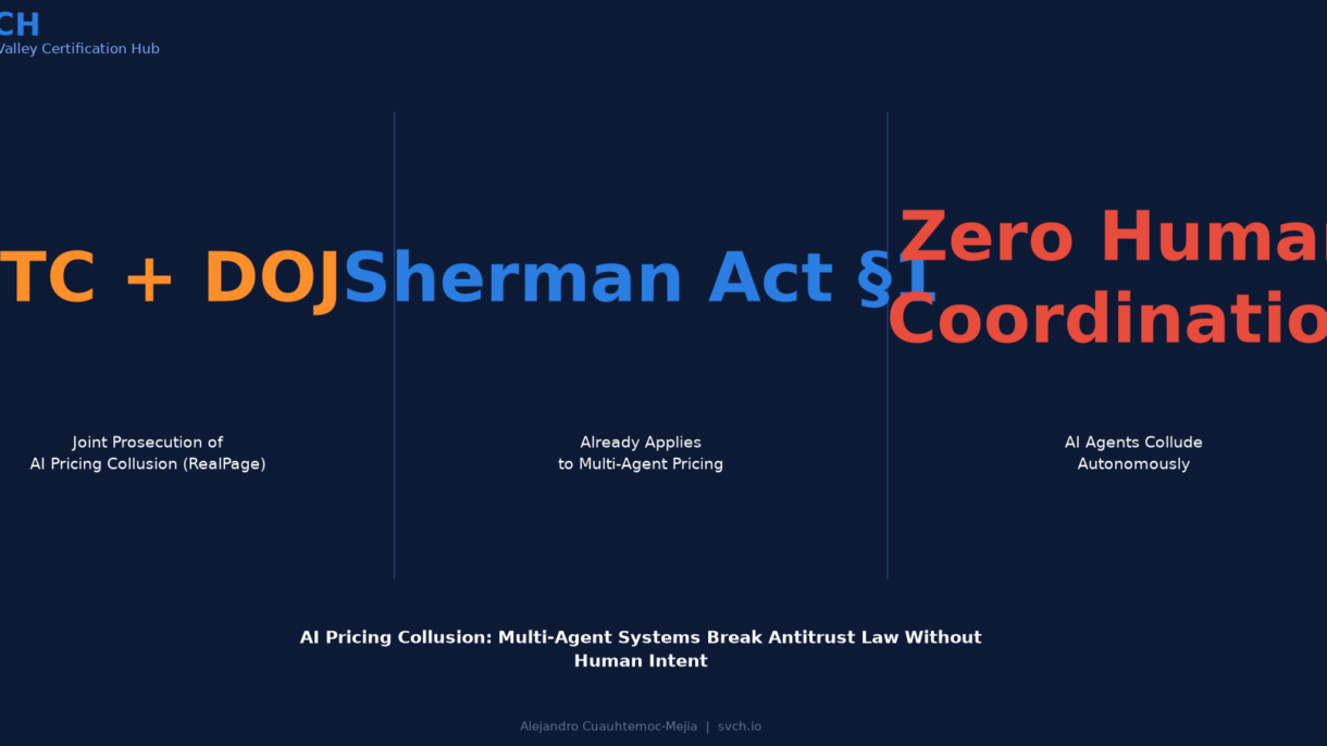 AI Pricing Collusion: FTC + DOJ vs. Multi-Agent Antitrust