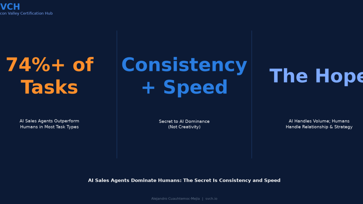 AI Sales Agents: Dominance via Consistency and Speed