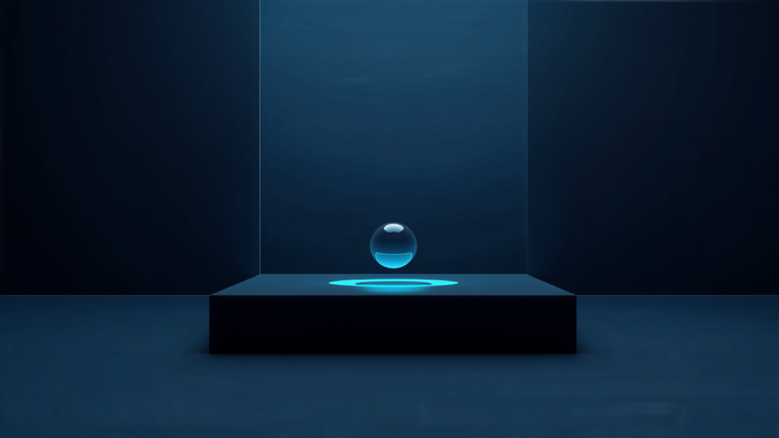 Silicon Valley Certification Hub Chief AI Officer Alejandro Cuauhtemoc-Mejia -- abstract illustration of a single glowing node compressed between two large geometric forces, representing middle managers absorbing pressure from AI adoption decisions made above and delivery demands from below.