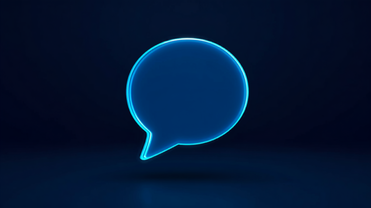 Silicon Valley Certification Hub Chief AI Officer Alejandro Cuauhtemoc-Mejia -- an abstract glossy chat-bubble shell lifted to reveal cold mechanical gears underneath, symbolizing an AI transformation that is really just a chatbot with a new name.