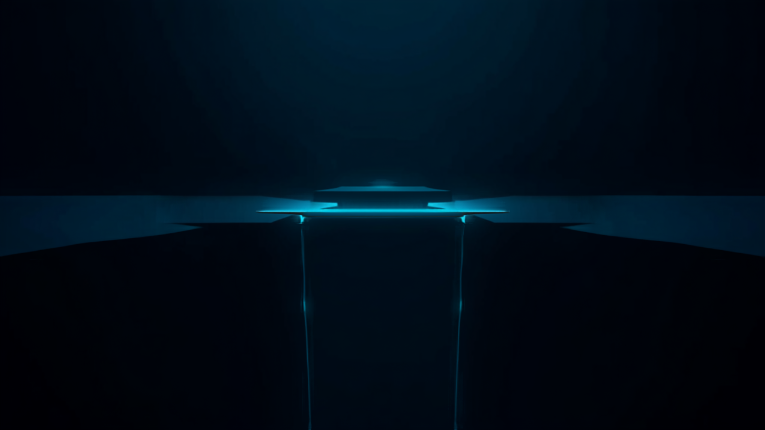 Silicon Valley Certification Hub Chief AI Officer Alejandro Cuauhtemoc-Mejia -- abstract illustration of a narrow glowing bridge ending at the edge of a chasm before a much larger illuminated platform, representing the AI pilot-to-production gap examined in Stanford GSB's Snowflake case study.