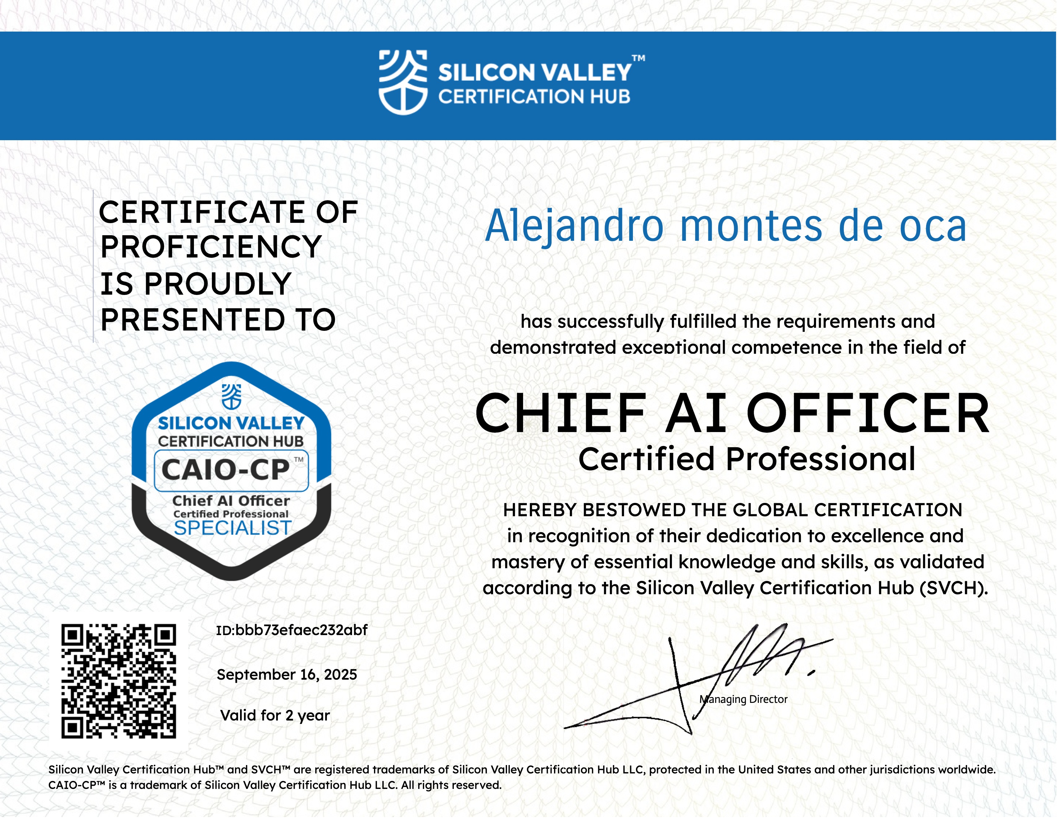 ATP CAIO-CP™ - NIV 2 ESPECIALISTA