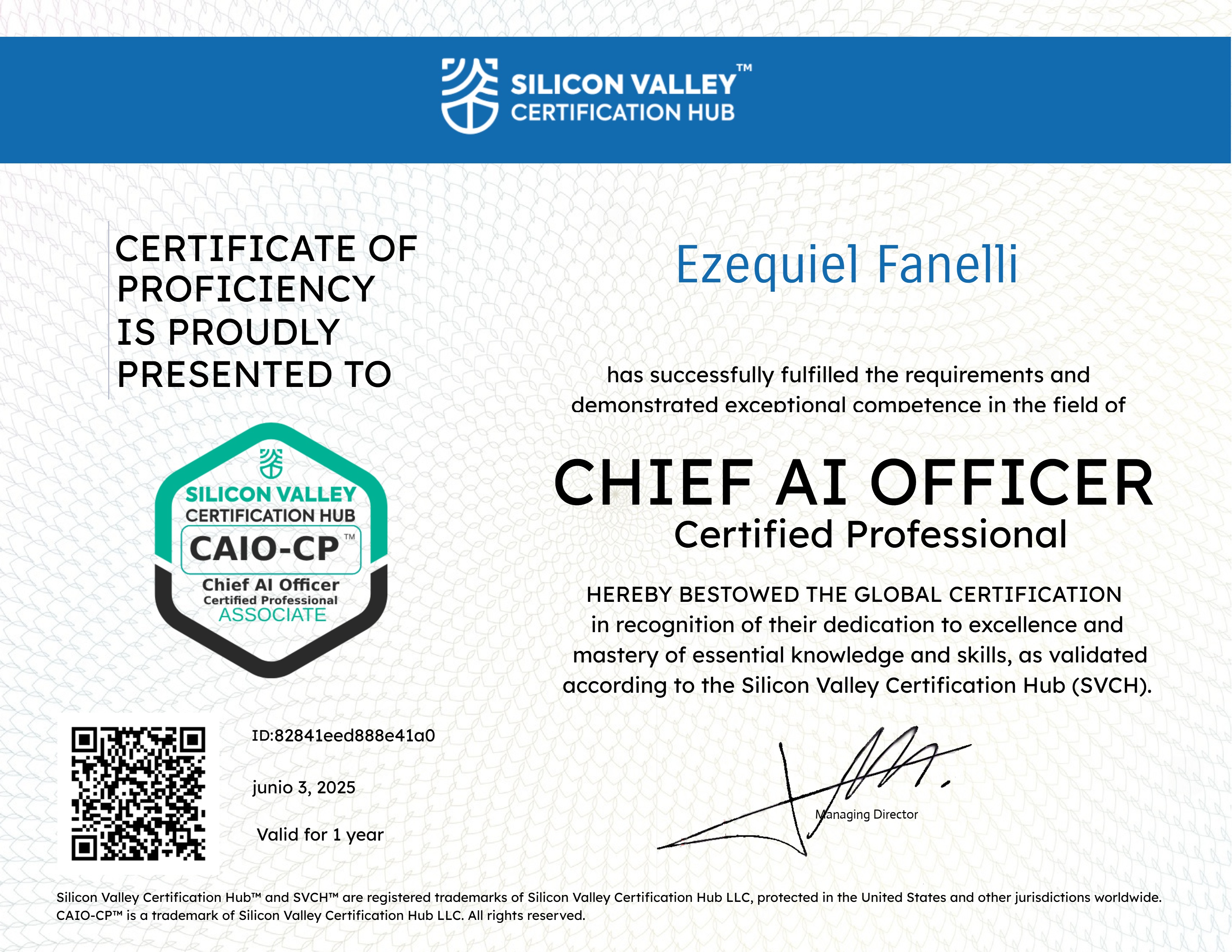 CAIO-CP™ - NIV 1 ASOCIADO