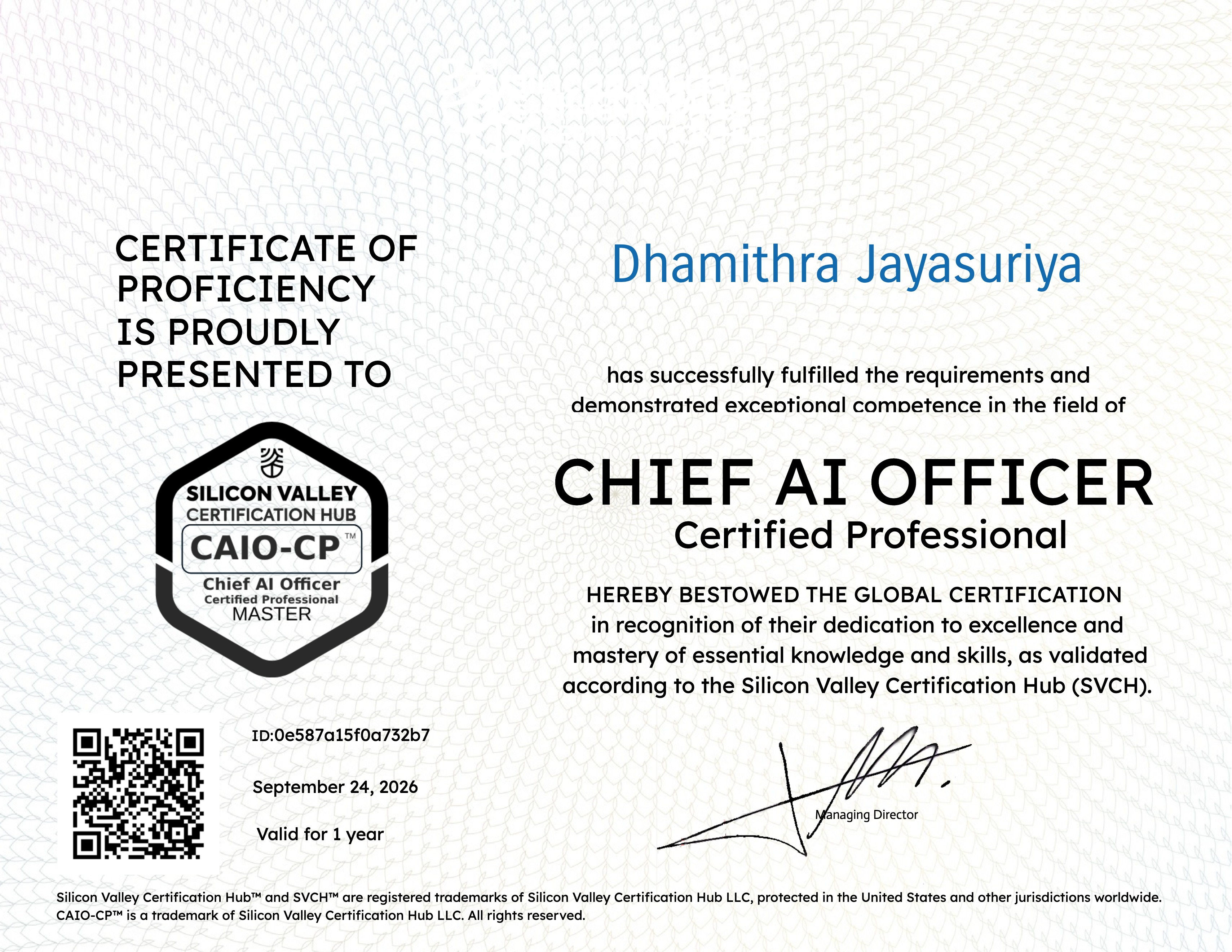 CAIO-CP™ Master Exam — Chief AI Officer Certified Professional | Level 4